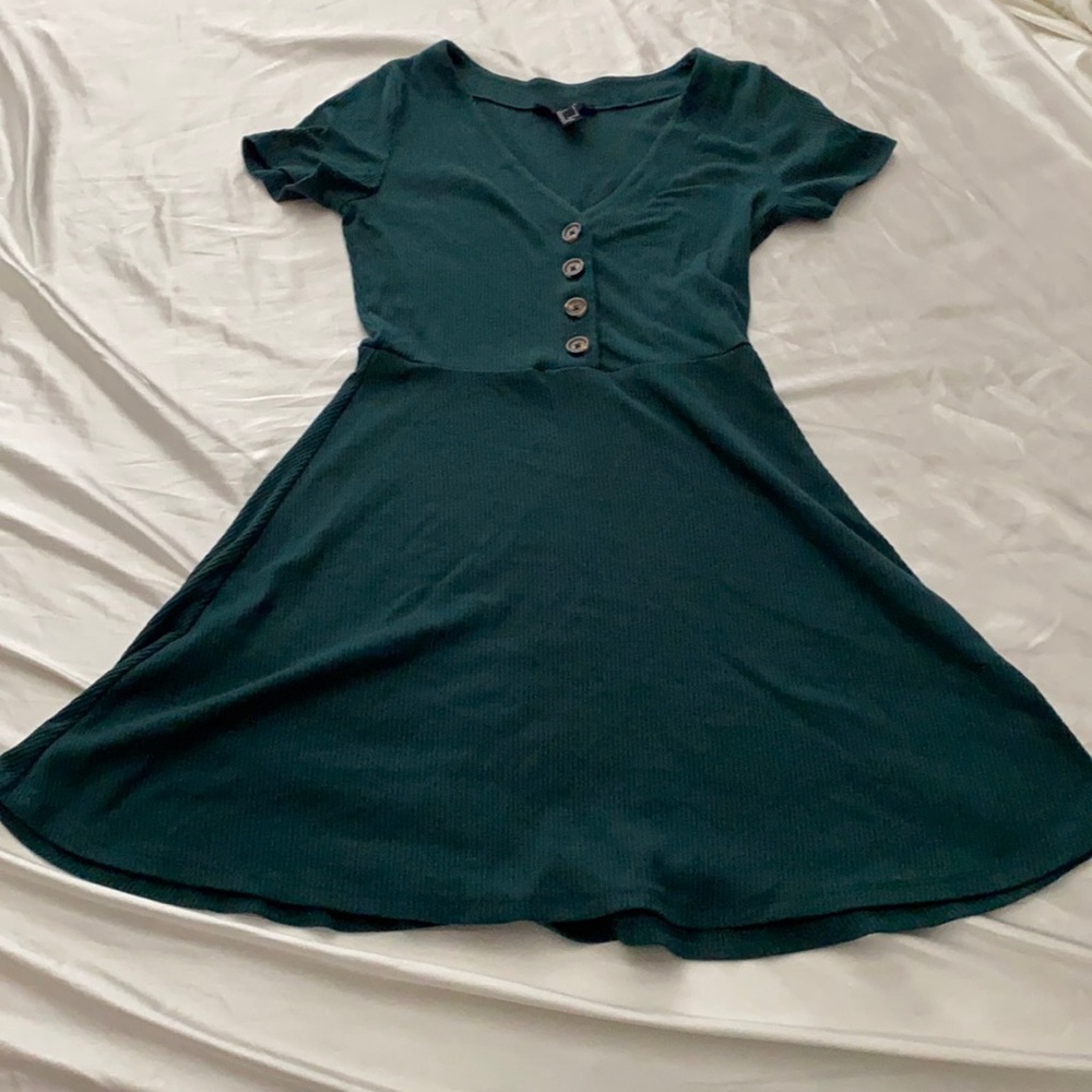 Forever21, emerald dress, S